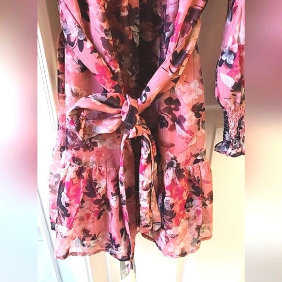 Rachel Parcell Floral Print Ruffle Dress Size 4 NEW - Picture 5 of 9